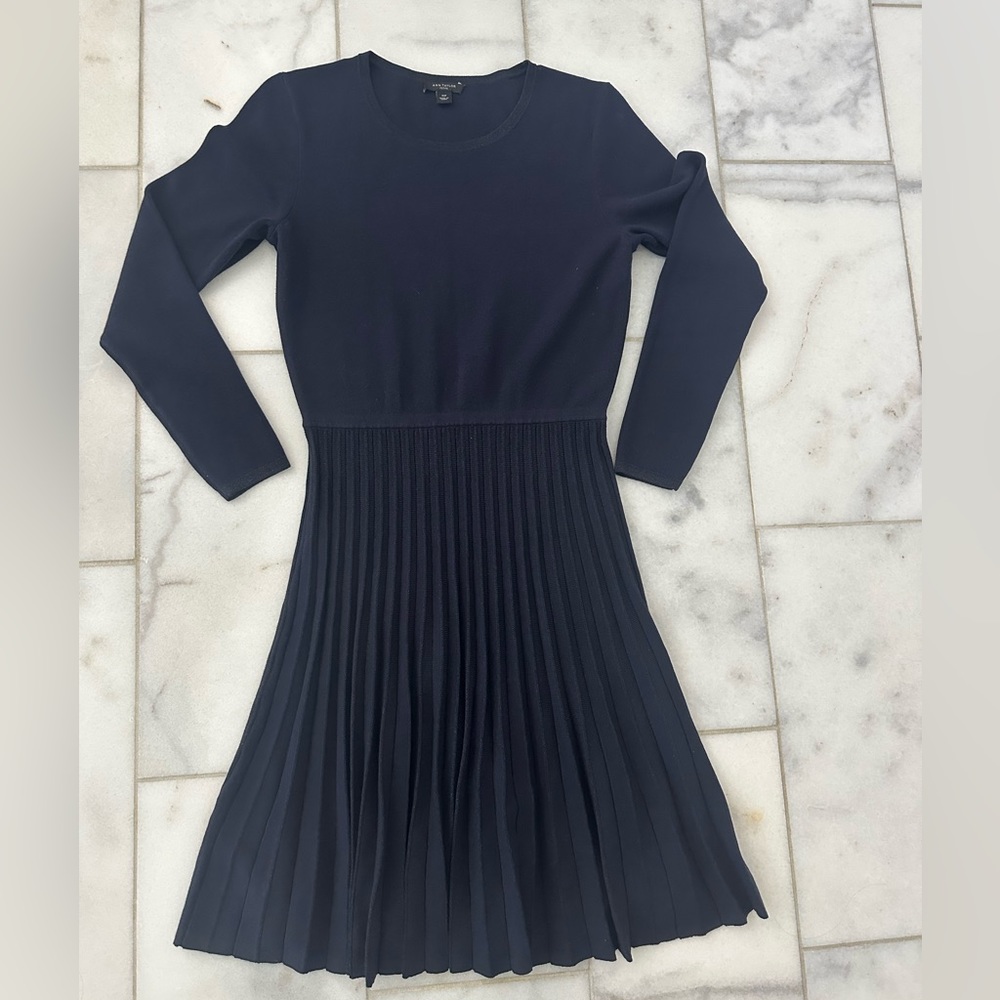 Blue dress XSP Ann Taylor